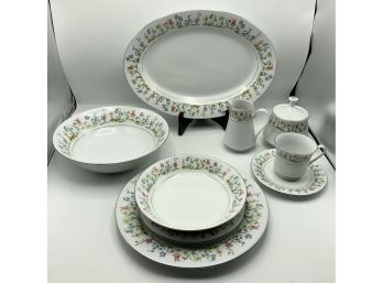 Crown Ming Dinnerware - Fine China-  Service For 12