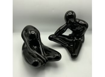 Pair Jaru Figurine ~ The Thinker & More ~