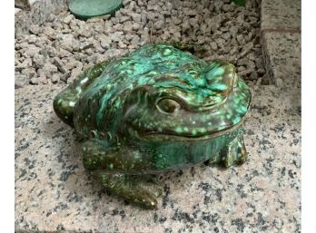 Large Ceramic Frog