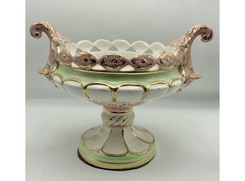 Two Handled Pedestal Bowl ~ Italy ~