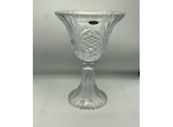 Imperial Crystal Pedestal Vase