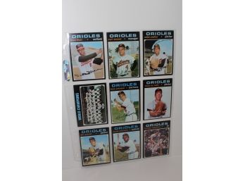 1970 & 1971 Topps Baseball - Orioles Collectible! Some Tigers Too! Al Kaline! Frank Robinson!