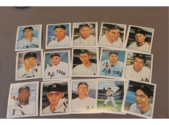 Excellent Collection Of Rare Yankees Cards '50 Years Of Yankee All-Stars'