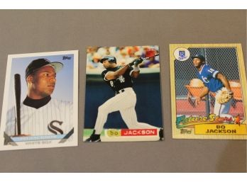 Collectible 1987 Bo Jackson Future Stars  From Topps & 2 More