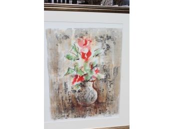 Gorgeous Watercolor Print By Paul Ravelle - Signed