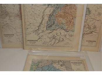 1855 Maps Of Germany From Atlas Populaire By Gustave Barba (4)