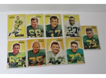 1955 Green Bay Packers Bowman Football Cards (9)