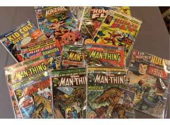 Marvel Comic Group Featuring Man-thing - Kid Colt - Sub-mariner & More!  16 Comics