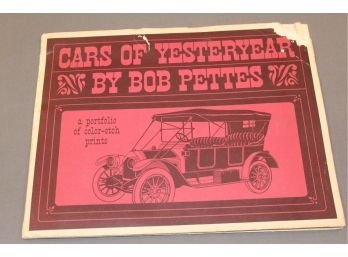 1970 Bob Pettes 'Cars Of Yesteryear' A Portfolio Of Color-Etch Prints