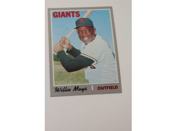 1970 Topps Willie Mays Gray Border