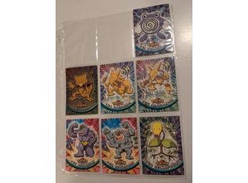 1999 Topps  Group 6 Pokemon Cards Not-Graded But Excellent Condition