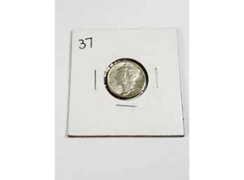 1937 Mercury Dime Silver Uncirculated