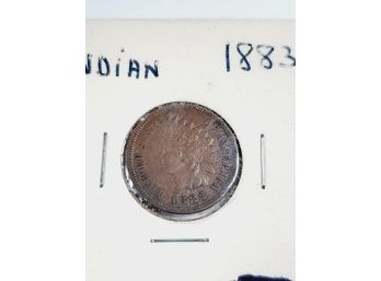 1883 Indian Head Cent(tougher Date)