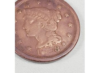 1848 Large Cent (Possible Date Error)