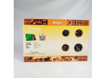 Coins Of Africa  Zambia Currency Set