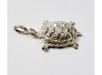 Sterling Silver Turtle Pendant