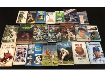 Assorted Lot Of Sports Books
