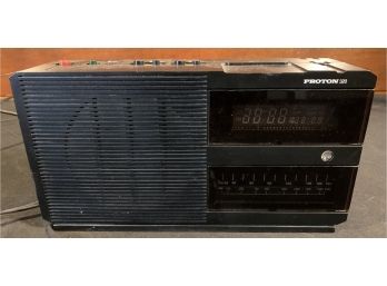 Vintage Electronics Lot, Proton 350 Radio And GE Programmable Clock Radio