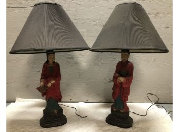 Asian Figure Lamps