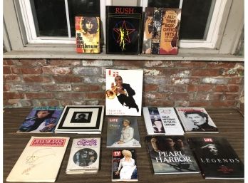 Entertainment Book Lot (life Magazines, Music And More)