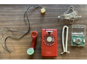 Red Bell Systems Rotary Wall Phone