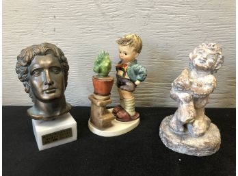 Figurines Lot Hummel With Cactus Face