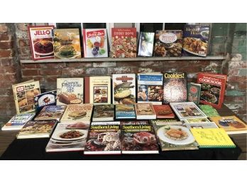 Assorted Lot Of Cookbooks (Open For Two Pages Of Photos)