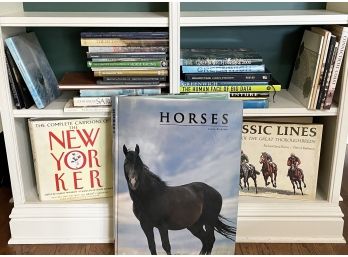An Assortment Of Art Books - Art And Equestrian Themed