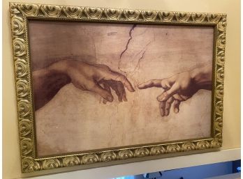 Michelangelo Creation Of Adam Reproduction