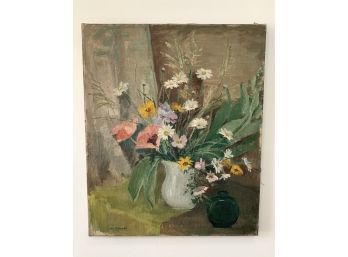 Floral Profusion Oil Painting By Lisa Polhemus   (LOC: FFD-R)