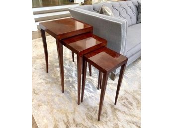 Barbara Barry Set Of 3 Nesting Tables   (LOC: FFD-R)