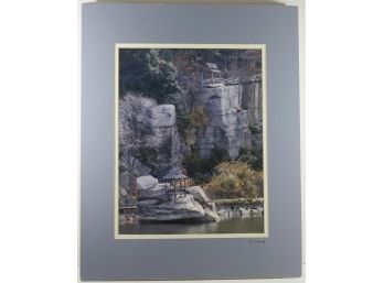 16' X 20' Matted & Signed Photograph (Nancy Stanich) - Mohonk Gazebos (New Paltz)