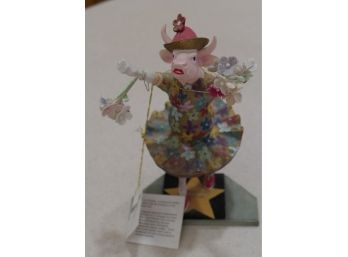 Cowparade - Dancing Diva Signed And Numbered Cow - New With Tags