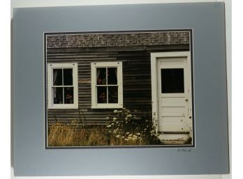 16' X 20' Matted & Signed Photograph (Nancy Stanich) - Rita's Windows