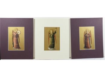 3 Matted Angels - Grouping Of Three - Lovely Collection