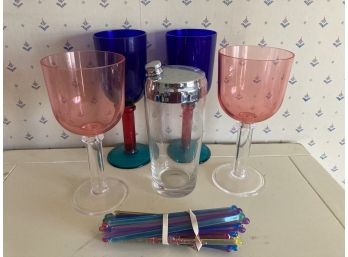 A Martini Shaker, Couple Of Fun Glasses And A Bunch Of Stirrers Sounds Like The Start Of A Party