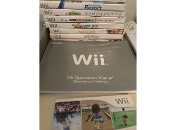 Wii With Games, Console, Books, Controllers And More!