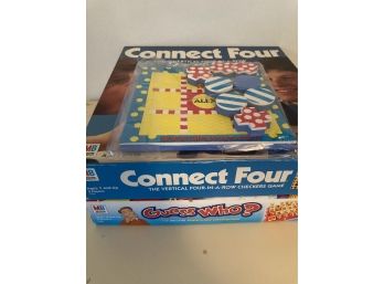 3 Fun Games For GAME Night Connect Four, Guess Who And A Tic Tack Toe Game