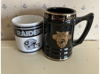 Raiders And US Military Academy 2 More Mugs