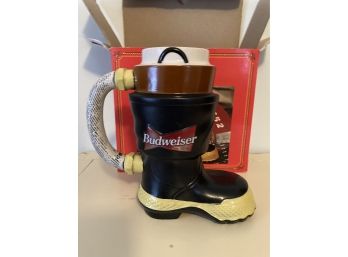 Budweiser Salutes The Fire Fighters - Fire Fighters  Boot For That Man Cave