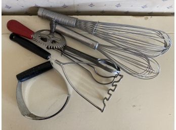 Kitchen Utensils Whisks, Egg Beater, Masher And More