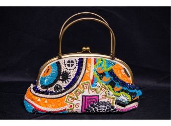 Colorful Beaded Purse