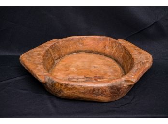 Carved Wooden Bowl