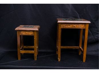 Two Small Nesting Tables