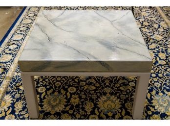 Faux Marble Top Table