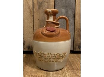 Vintage Stoneware Flagon Whisky Jug