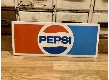 Vintage Metal Pepsi Cola Sign