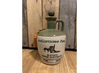 Vintage Stoneware Irish Whiskey Jug Tullamore Dew