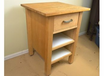 Solid Wood Counterheight Utility Table