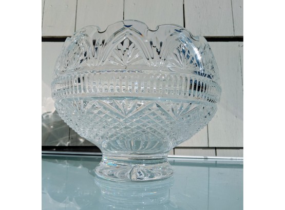 Exquisite Crystal Bowl Signed And Dated November 2002